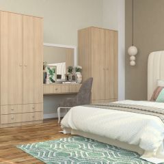 Шкаф Нина (М6) Ясень шимо светлый в Набережных Челнах - naberezhnye-chelny.mebel24.online | фото