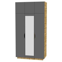 Шкаф с зеркалом "Аврора (H23_M)" в Набережных Челнах - naberezhnye-chelny.mebel24.online | фото 19
