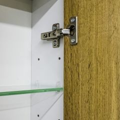 Шкаф-зеркало Uno 60 Дуб ВОТАН правый Домино (DU1512HZ) в Набережных Челнах - naberezhnye-chelny.mebel24.online | фото 10