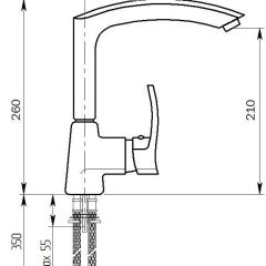 Смеситель MS-002 в Набережных Челнах - naberezhnye-chelny.mebel24.online | фото 3