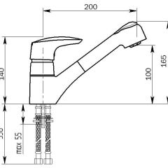 Смеситель MS-010 в Набережных Челнах - naberezhnye-chelny.mebel24.online | фото 2