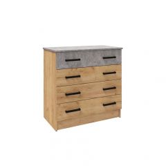 Спальня Асти Комод (Дуб крафт золотой) в Набережных Челнах - naberezhnye-chelny.mebel24.online | фото