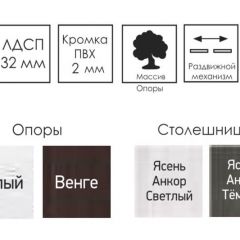 Стол раскладной Ялта (опоры массив цилиндрический) в Набережных Челнах - naberezhnye-chelny.mebel24.online | фото 6