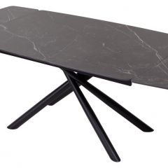 Стол RIVOLI 140 MATT BLACK MARBLE SOLID CERAMIC / BLACK, ®DISAUR в Набережных Челнах - naberezhnye-chelny.mebel24.online | фото 3