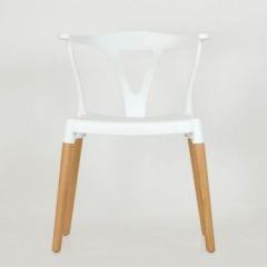Стул Barneo N-218 Wishbone интерьерный кухонный белый в Набережных Челнах - naberezhnye-chelny.mebel24.online | фото 3