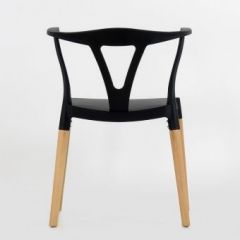 Стул Barneo N-218 Wishbone интерьерный кухонный черный в Набережных Челнах - naberezhnye-chelny.mebel24.online | фото 2