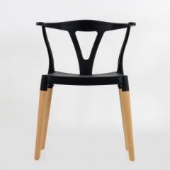 Стул Barneo N-218 Wishbone интерьерный кухонный черный в Набережных Челнах - naberezhnye-chelny.mebel24.online | фото 3