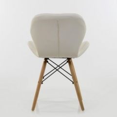 Стул Barneo N-42 Perfecto PU белый в Набережных Челнах - naberezhnye-chelny.mebel24.online | фото 4