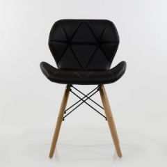 Стул Barneo N-42 Perfecto PU черный в Набережных Челнах - naberezhnye-chelny.mebel24.online | фото 4