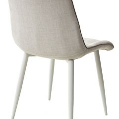 Стул CHIC HE622-01/ HE622-05 топленое молоко, ткань/ белый каркас М-City в Набережных Челнах - naberezhnye-chelny.mebel24.online | фото 2