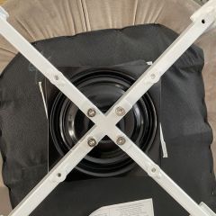 Стул MAVERICK 360 град. поворот. BLUVEL-40 BEIGE/ белый каркас, М-City в Набережных Челнах - naberezhnye-chelny.mebel24.online | фото 5