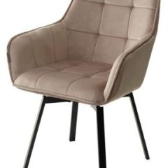 Стул MAVERICK 360 град. поворот. BLUVEL-40 BEIGE/ черный каркас, М-City в Набережных Челнах - naberezhnye-chelny.mebel24.online | фото