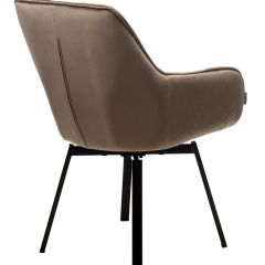 Стул MAVERICK 360 град. поворот. BLUVEL-40 BEIGE/ черный каркас, М-City в Набережных Челнах - naberezhnye-chelny.mebel24.online | фото 2