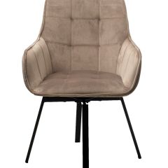 Стул MAVERICK 360 град. поворот. BLUVEL-40 BEIGE/ черный каркас, М-City в Набережных Челнах - naberezhnye-chelny.mebel24.online | фото 3