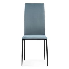 Стул на металлокаркасе Tod light blue / black в Набережных Челнах - naberezhnye-chelny.mebel24.online | фото