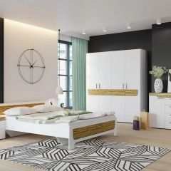 Тумба Милана (Белый/Сосна Гранд) в Набережных Челнах - naberezhnye-chelny.mebel24.online | фото 2
