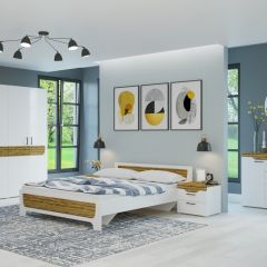 Тумба Милана (Белый/Сосна Гранд) в Набережных Челнах - naberezhnye-chelny.mebel24.online | фото 3