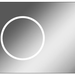 Зеркало Eclipse 90 black с подсветкой Sansa (SE1031Z) в Набережных Челнах - naberezhnye-chelny.mebel24.online | фото