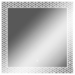 Зеркало Манила 700х700 с подсветкой Домино (GL7052Z) в Набережных Челнах - naberezhnye-chelny.mebel24.online | фото