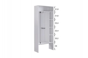БАСКО Прихожая К1 (графит) в Набережных Челнах - naberezhnye-chelny.mebel24.online | фото 6