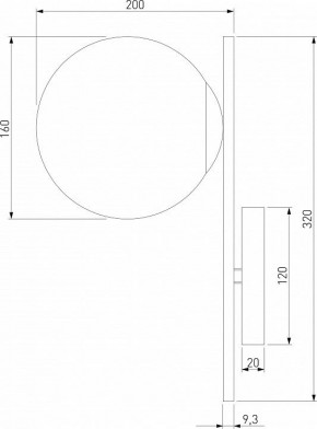Бра Eurosvet Marbella 60147/1 черный в Набережных Челнах - naberezhnye-chelny.mebel24.online | фото 2