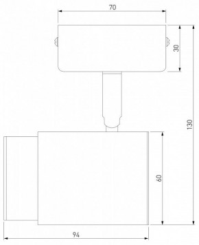 Бра Eurosvet Morgan 20124/1 белый/ черный в Набережных Челнах - naberezhnye-chelny.mebel24.online | фото 3
