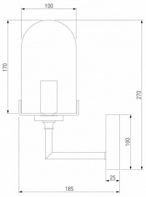 Бра Eurosvet Pluto 60156/1 хром в Набережных Челнах - naberezhnye-chelny.mebel24.online | фото 2