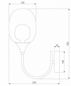 Бра Eurosvet Spritz 70218/1 латунь в Набережных Челнах - naberezhnye-chelny.mebel24.online | фото 4