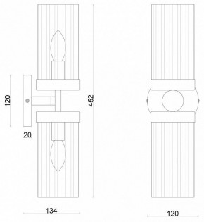 Бра Favourite Radiales 3099-2W в Набережных Челнах - naberezhnye-chelny.mebel24.online | фото 4