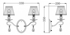 Бра Maytoni Brionia ARM172-02-G в Набережных Челнах - naberezhnye-chelny.mebel24.online | фото 3