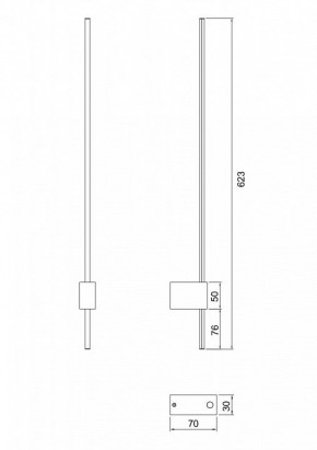 Бра Maytoni Pars C070WL-L6GB3K в Набережных Челнах - naberezhnye-chelny.mebel24.online | фото 3