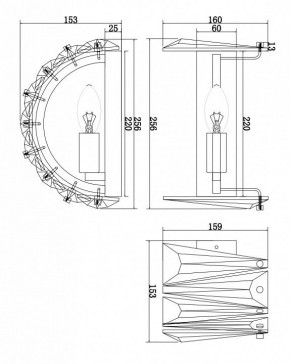 Бра Maytoni Puntes MOD043WL-01CH в Набережных Челнах - naberezhnye-chelny.mebel24.online | фото 3