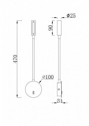 Бра Maytoni Stem C035WL-L3W3K в Набережных Челнах - naberezhnye-chelny.mebel24.online | фото 6