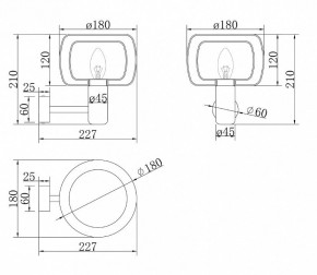 Бра Maytoni Vision MOD411WL-01G в Набережных Челнах - naberezhnye-chelny.mebel24.online | фото 5
