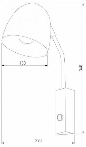 Бра TK Lighting Soho 4167 Soho Black в Набережных Челнах - naberezhnye-chelny.mebel24.online | фото 2