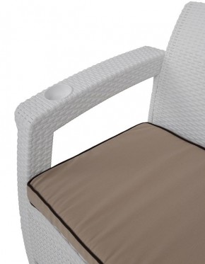 Диван Yalta Premium Sofa 2 Set (Ялта) белый (+подушки под спину) в Набережных Челнах - naberezhnye-chelny.mebel24.online | фото 2