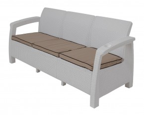 Диван Yalta Premium Sofa 3 Set (Ялта) белый (+подушки под спину) в Набережных Челнах - naberezhnye-chelny.mebel24.online | фото