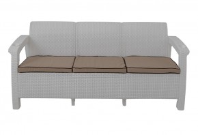 Диван Yalta Premium Sofa 3 Set (Ялта) белый (+подушки под спину) в Набережных Челнах - naberezhnye-chelny.mebel24.online | фото 2