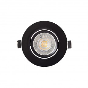 DK3020-BK Встраиваемый светильник, IP 20, 10 Вт, GU5.3, LED, черный, пластик в Набережных Челнах - naberezhnye-chelny.mebel24.online | фото 1