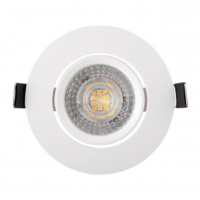 DK3020-WH Встраиваемый светильник, IP 20, 10 Вт, GU5.3, LED, белый, пластик в Набережных Челнах - naberezhnye-chelny.mebel24.online | фото 1
