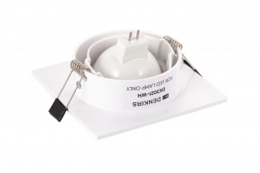 DK3021-WH Встраиваемый светильник, IP 20, 10 Вт, GU5.3, LED, белый, пластик в Набережных Челнах - naberezhnye-chelny.mebel24.online | фото 3