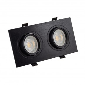 DK3022-BK Встраиваемый светильник, IP 20, 10 Вт, GU5.3, LED, черный, пластик в Набережных Челнах - naberezhnye-chelny.mebel24.online | фото 1