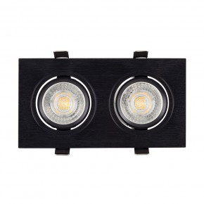 DK3022-BK Встраиваемый светильник, IP 20, 10 Вт, GU5.3, LED, черный, пластик в Набережных Челнах - naberezhnye-chelny.mebel24.online | фото 2