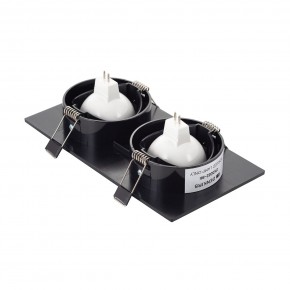 DK3022-BK Встраиваемый светильник, IP 20, 10 Вт, GU5.3, LED, черный, пластик в Набережных Челнах - naberezhnye-chelny.mebel24.online | фото 3
