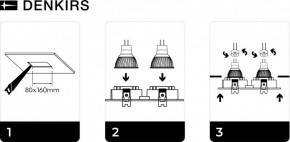 DK3022-WH Встраиваемый светильник, IP 20, 10 Вт, GU5.3, LED, белый, пластик в Набережных Челнах - naberezhnye-chelny.mebel24.online | фото 6