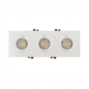 DK3023-WH Встраиваемый светильник, IP 20, 10 Вт, GU5.3, LED, белый, пластик в Набережных Челнах - naberezhnye-chelny.mebel24.online | фото 1