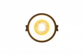 DK3026-BG Встраиваемый светильник, IP 20, 10 Вт, GU5.3, LED, черный/золотой, пластик в Набережных Челнах - naberezhnye-chelny.mebel24.online | фото 1