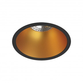 DK3026-BG Встраиваемый светильник, IP 20, 10 Вт, GU5.3, LED, черный/золотой, пластик в Набережных Челнах - naberezhnye-chelny.mebel24.online | фото 2