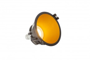 DK3026-BG Встраиваемый светильник, IP 20, 10 Вт, GU5.3, LED, черный/золотой, пластик в Набережных Челнах - naberezhnye-chelny.mebel24.online | фото 3