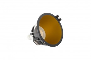 DK3026-BG Встраиваемый светильник, IP 20, 10 Вт, GU5.3, LED, черный/золотой, пластик в Набережных Челнах - naberezhnye-chelny.mebel24.online | фото 4